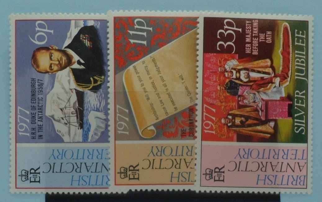 British Antarctic Territory Stamps, 1977, SG83-85, Mint image 0
