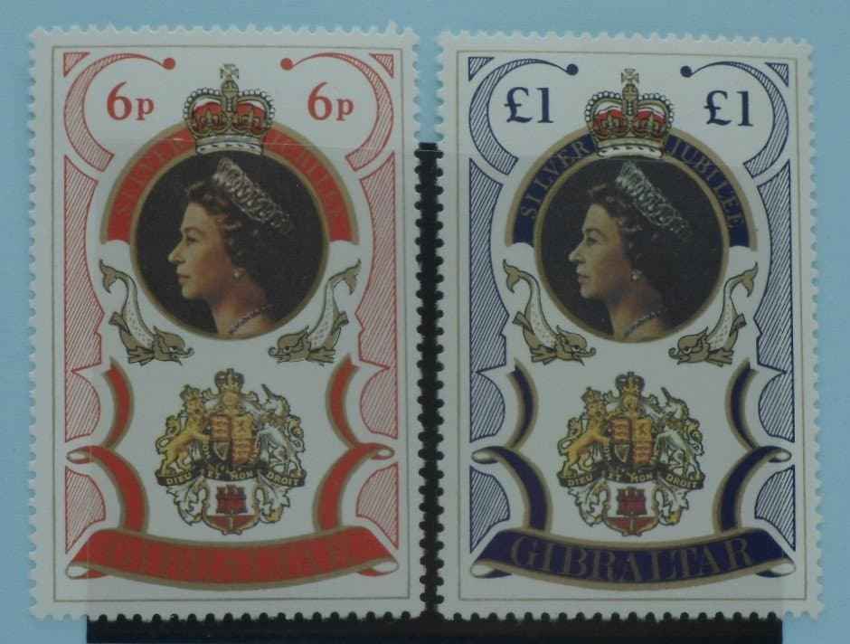 Gibraltar Stamps, 1977, SG371-372, Mint image 0