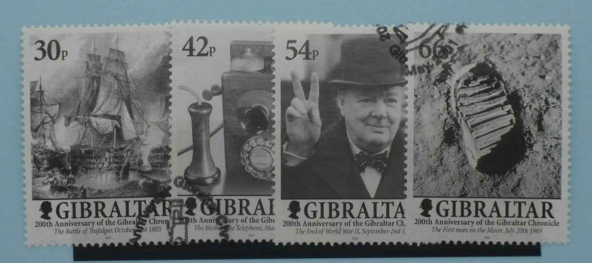 Gibraltar Stamps, 2001, SG978-981, Used image 0