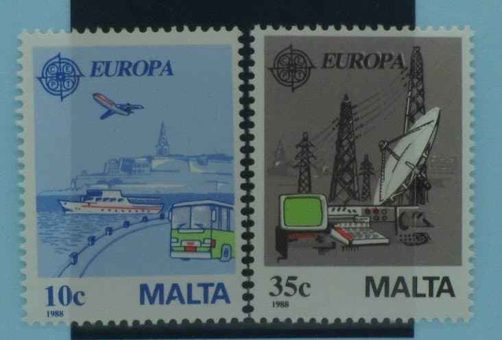 Malta Stamps, 1988, SG827-828, Mint image 0