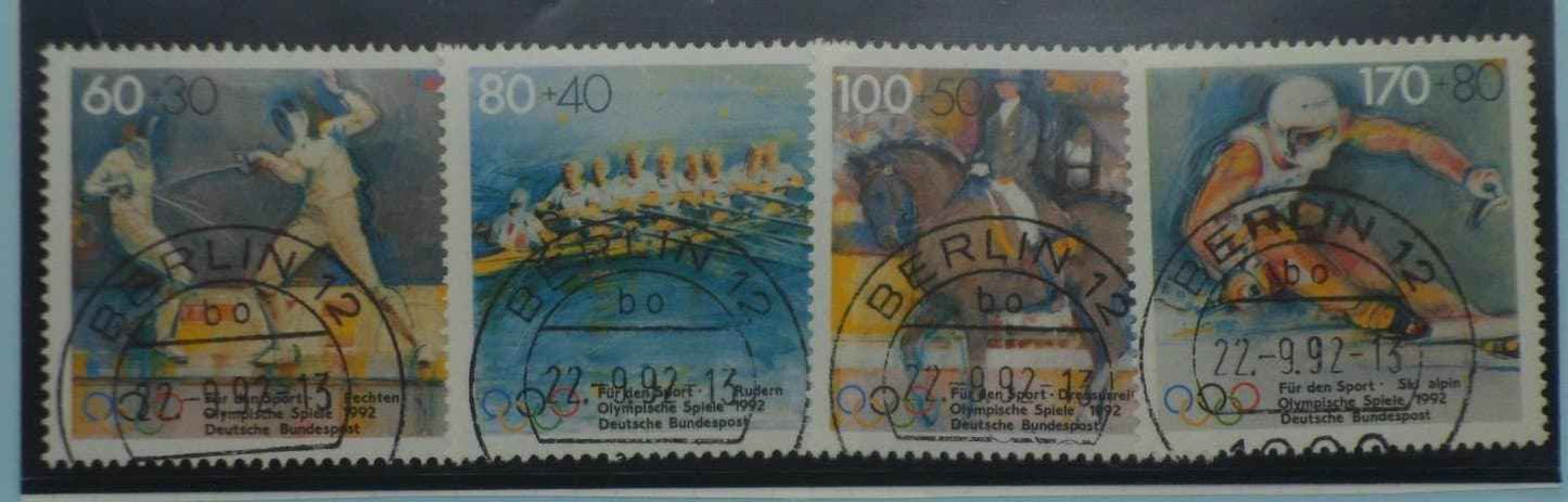 Germany Stamps, 1992, SG2438-2441, Used image 0