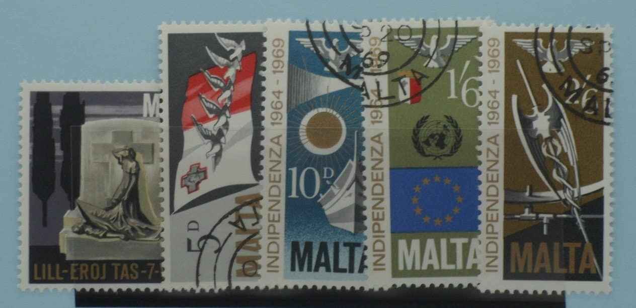 Malta Stamps, 1969, SG422-426, Used image 0