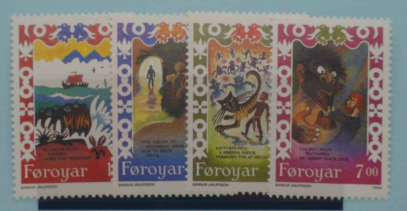 Faroe Islands Stamps, 1994, SG260-263, Mint image 0