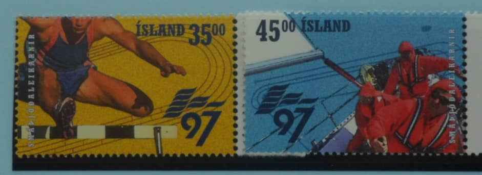 Iceland Stamps, 1997, SG883-884, Mint image 0