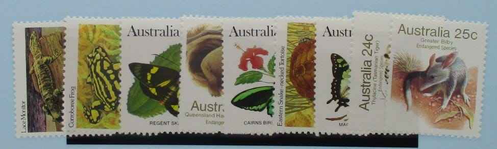 Australia Stamps, 1981-83, SG781-789, Mint image 0