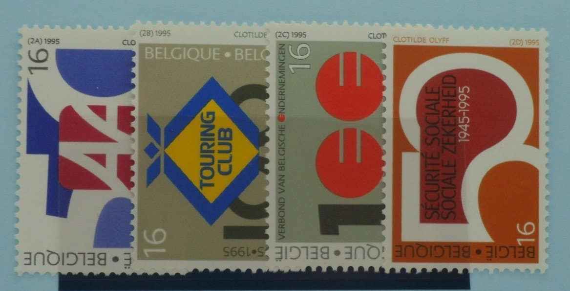 Belgium Stamps, 1995, SG3252-3255, Mint image 0
