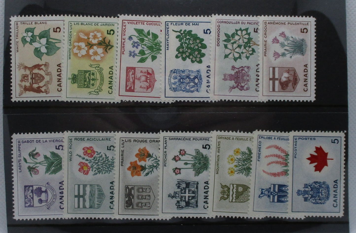 Canada Stamps, 1964-66, SG543-555, Mint image 0
