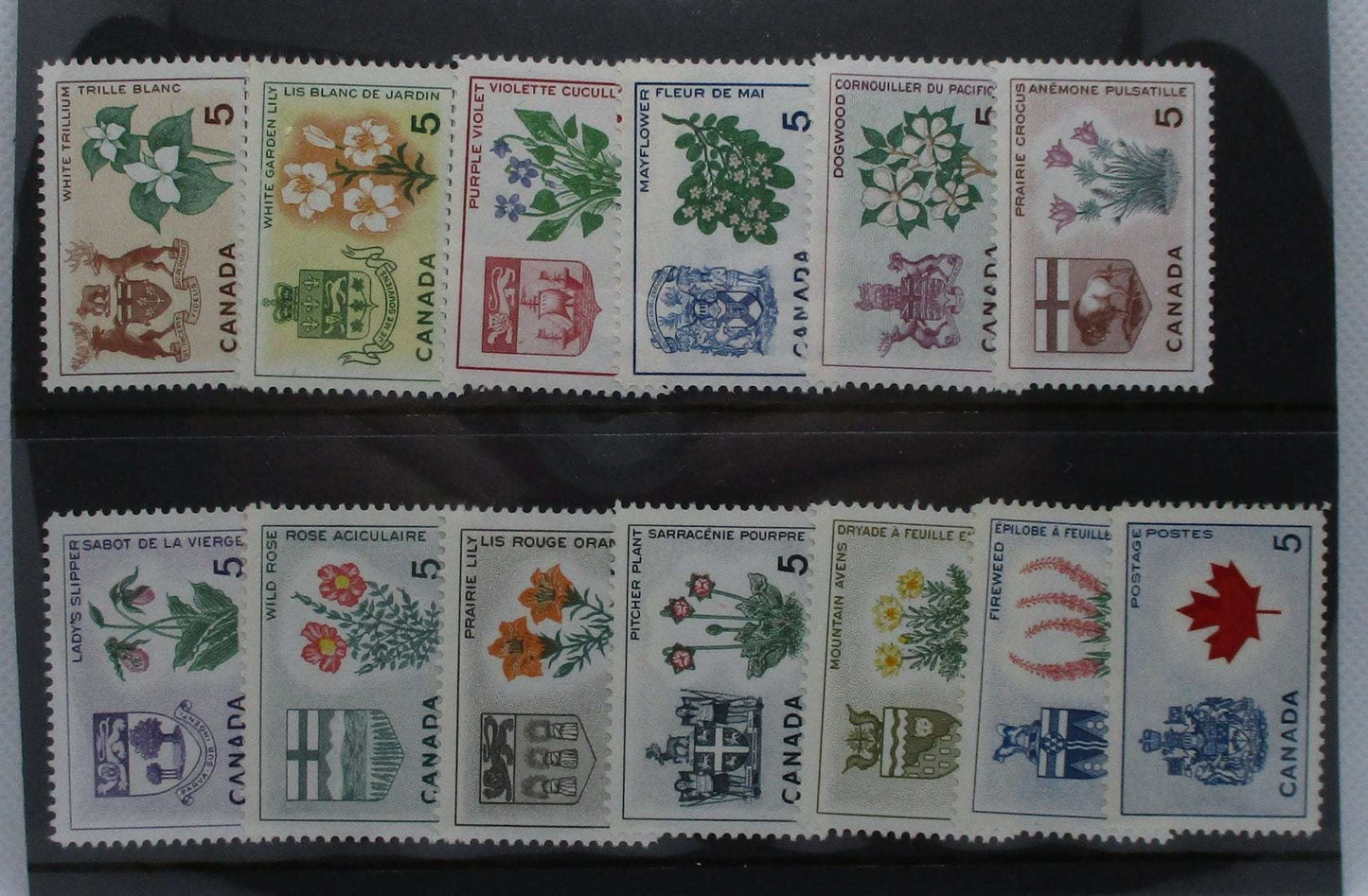 Canada Stamps, 1964-66, SG543-555, Mint image 0