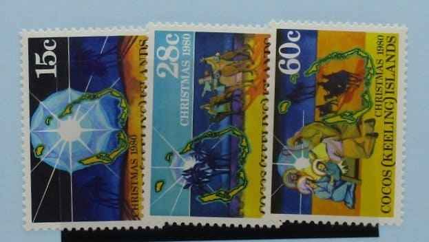 Cocos (Keeling) Islands Stamps, 1980, SG50-52, Mint image 0