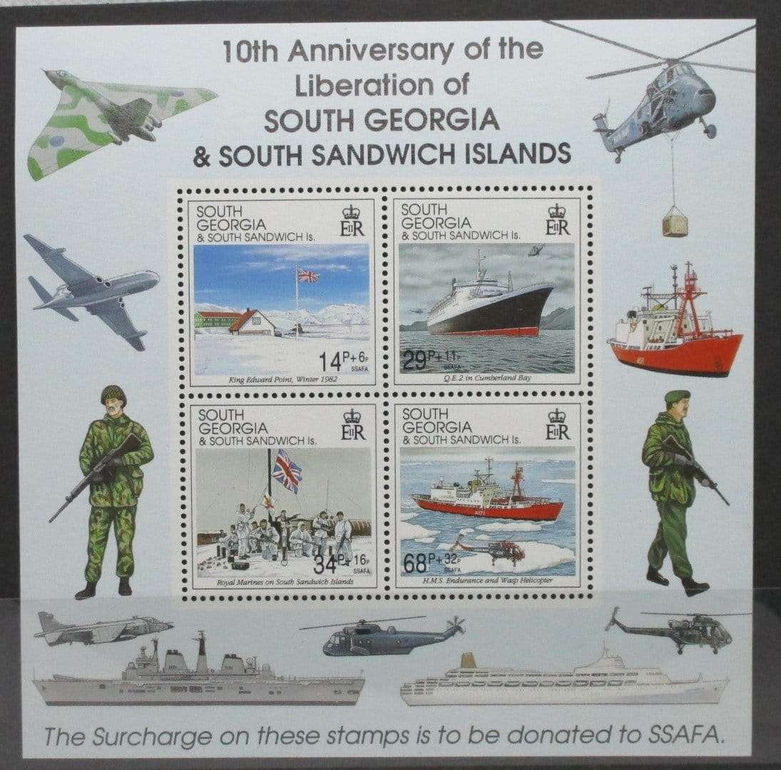 South Georgia and South Sandwich Islands Stamps, 1992, MS222, Mint image 0
