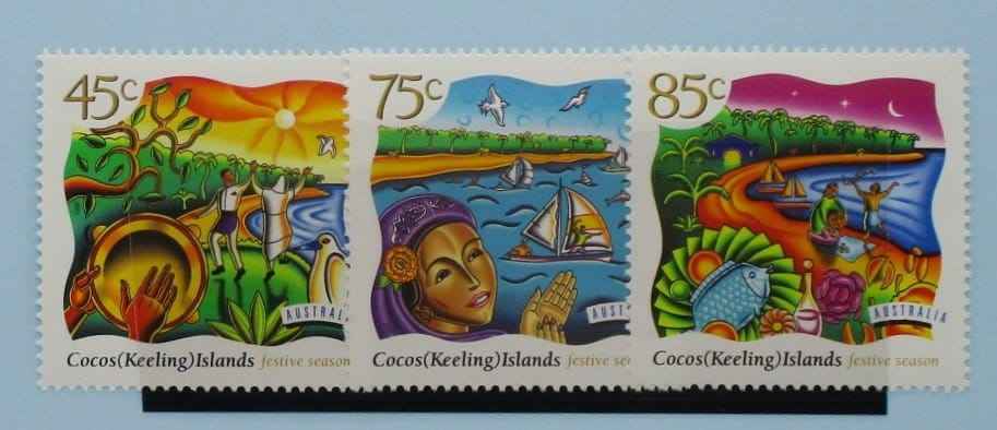 Cocos (Keeling) Islands Stamps, 1997, SG351-353, Mint image 0