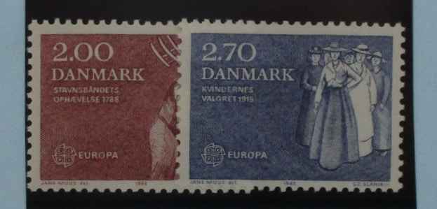 Denmark Stamps, 1982, SG742-743, Mint image 0