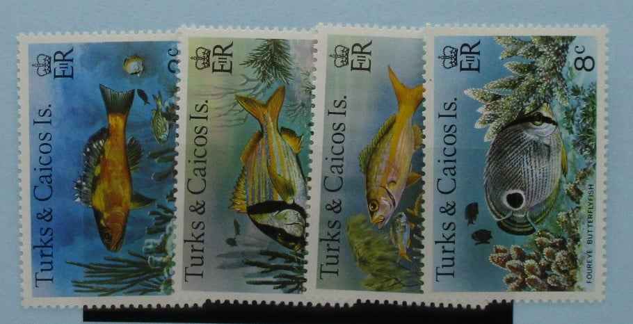 Turks and Caicos Islands Stamps, 1979, SG515A-516A, SG519A-520A, Mint image 0