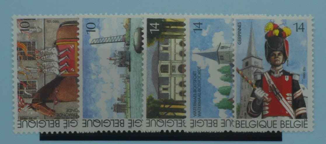 Belgium Stamps, 1990, SG3027-3031, Mint image 0