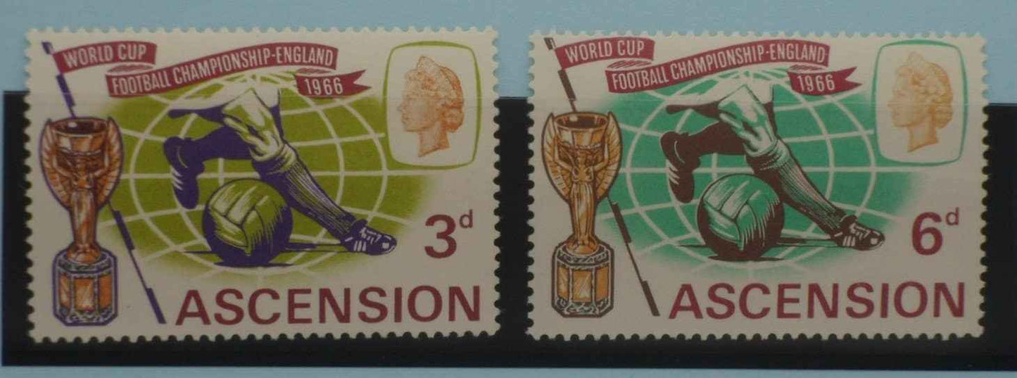 Ascension Island Stamps, 1966, SG95-96, Mint image 0