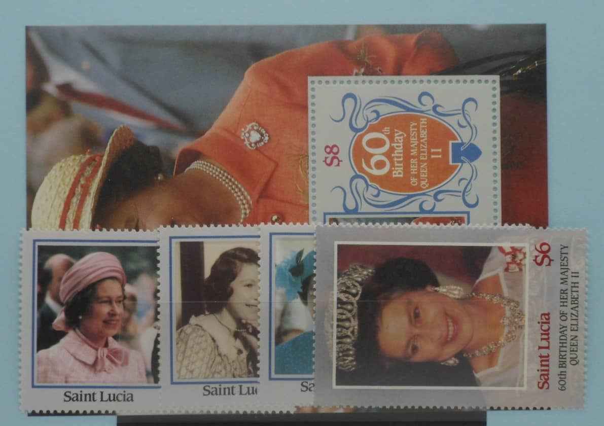 St Lucia Stamps, 1986, SG876-879, MS880, Mint image 0