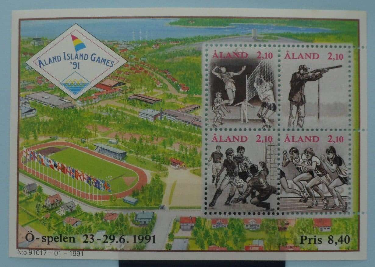 Aland Islands Stamps, 1991, MS49, Mint image 0