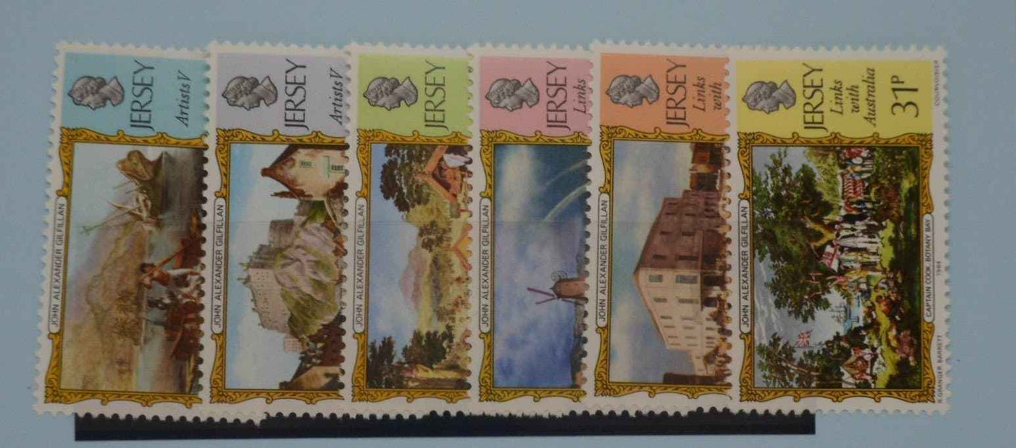 Jersey Stamps, 1984, SG344-349, Mint image 0