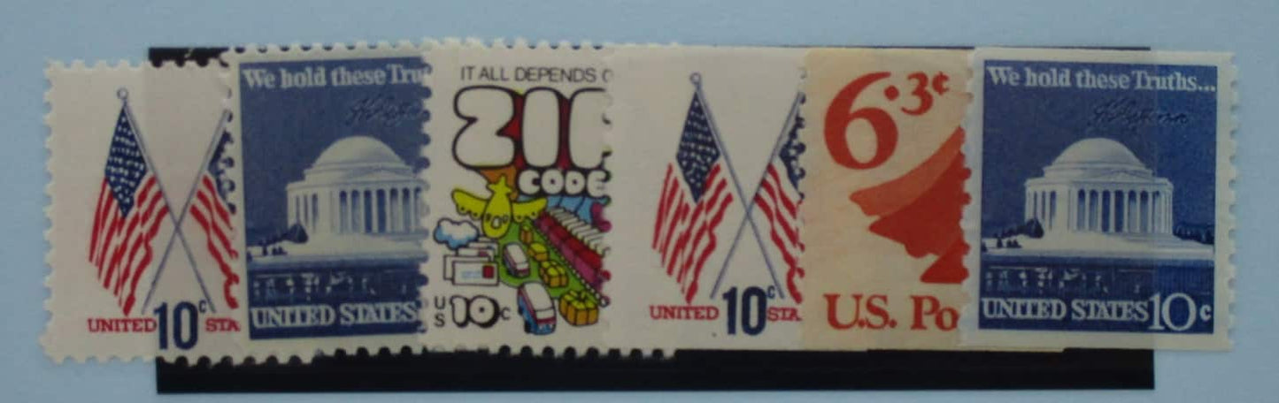 USA Stamps, 1973-74, SG1515-1520, Mint image 0