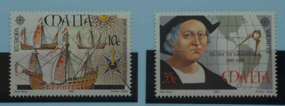 Malta Stamps, 1992, SG919-920, Mint image 0