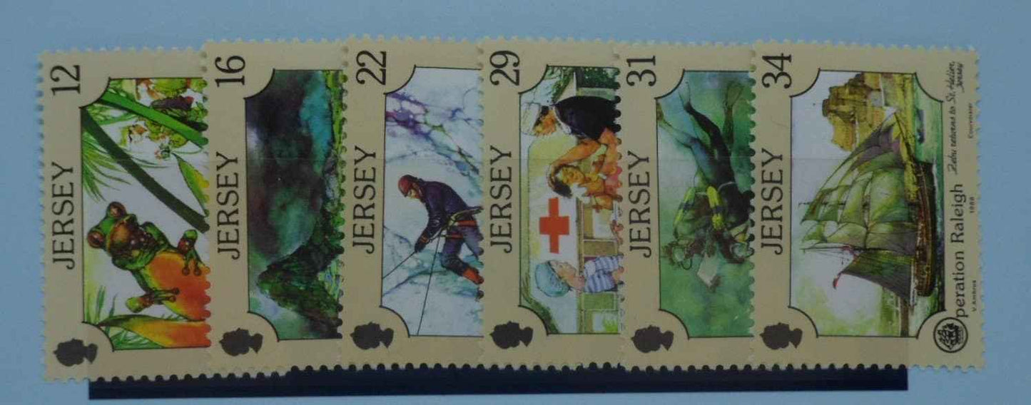 Jersey Stamps, 1988, SG452-457, Mint image 0