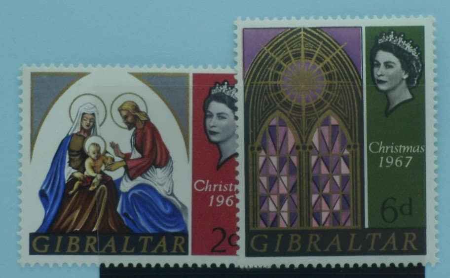 Gibraltar Stamps, 1967, SG217-218, Mint image 0