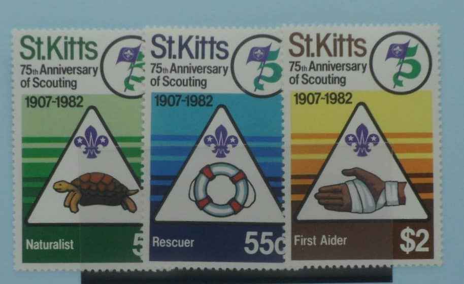 St Kitts Stamps, 1982, SG101-103, Mint image 0