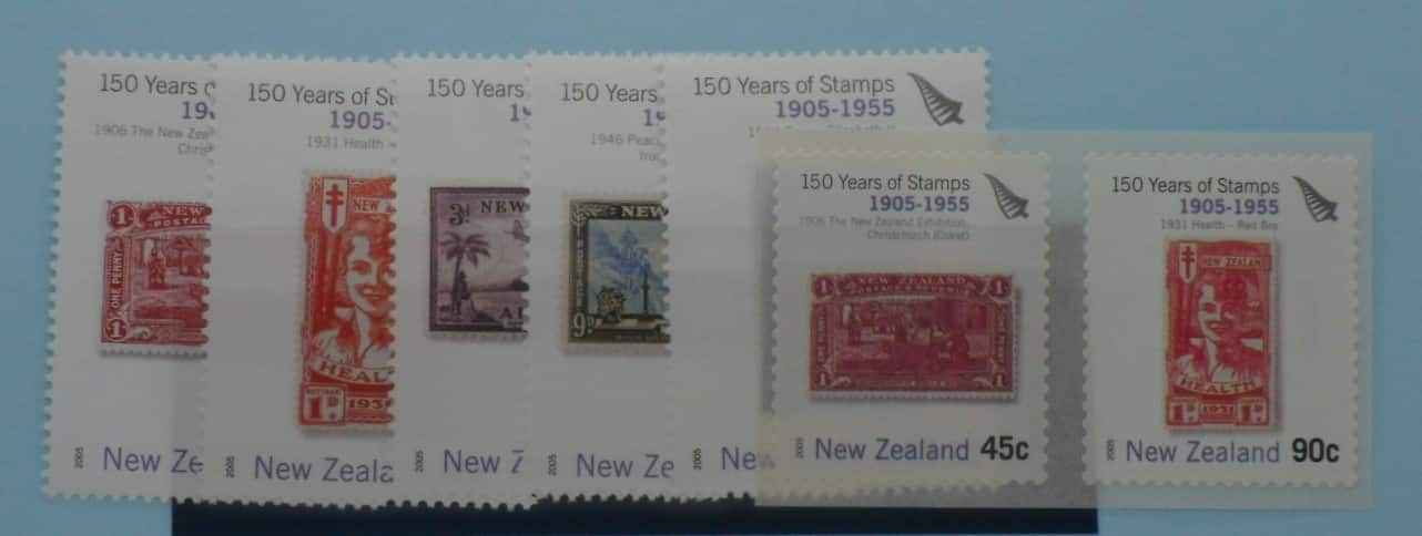 New Zealand Stamps, 2005, SG2777-2781, SG2783-2784, Mint image 0