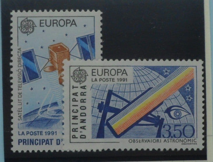 Andorra Stamps, 1991, SG F439-440, Mint image 0