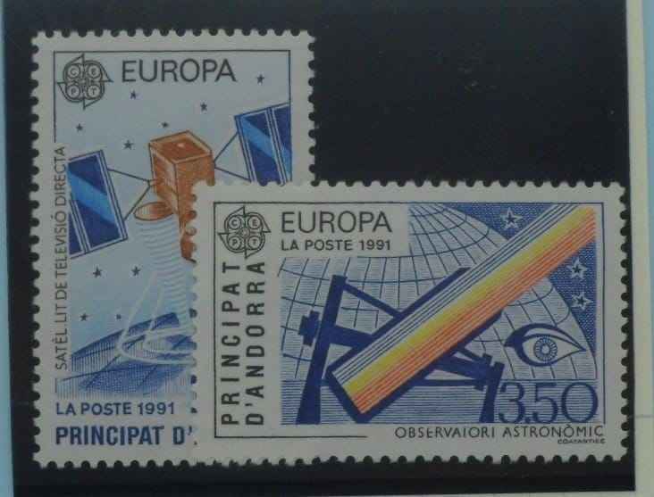 Andorra Stamps, 1991, SG F439-440, Mint image 0