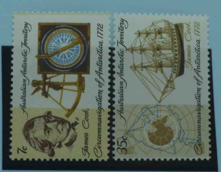 Australian Antarctic Territory Stamps, 1972, SG21-22, Mint image 0