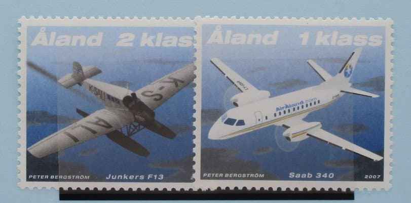 Aland Islands Stamps, 2007, SG292-293, Mint image 0