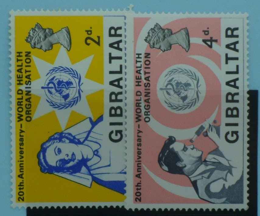Gibraltar Stamps, 1968, SG227-228, Mint image 0