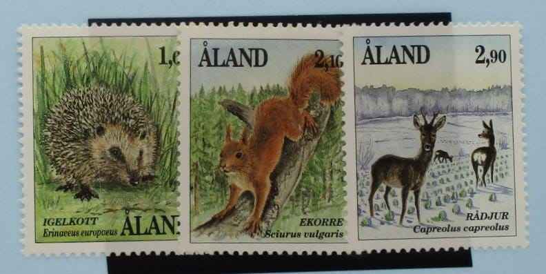 Aland Islands Stamps, 1991, SG46-48, Mint image 0