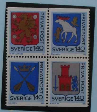 Sweden Stamps, 1981, SG1072-1075, Mint image 0
