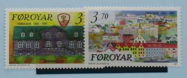 Faroe Islands Stamps, 1991, SG208-209, Mint image 0