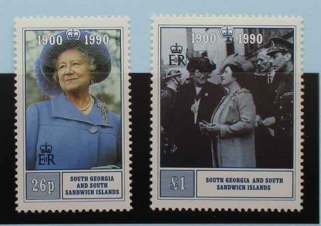 South Georgia and South Sandwich Islands Stamps, 1990, SG195-196, Mint image 0