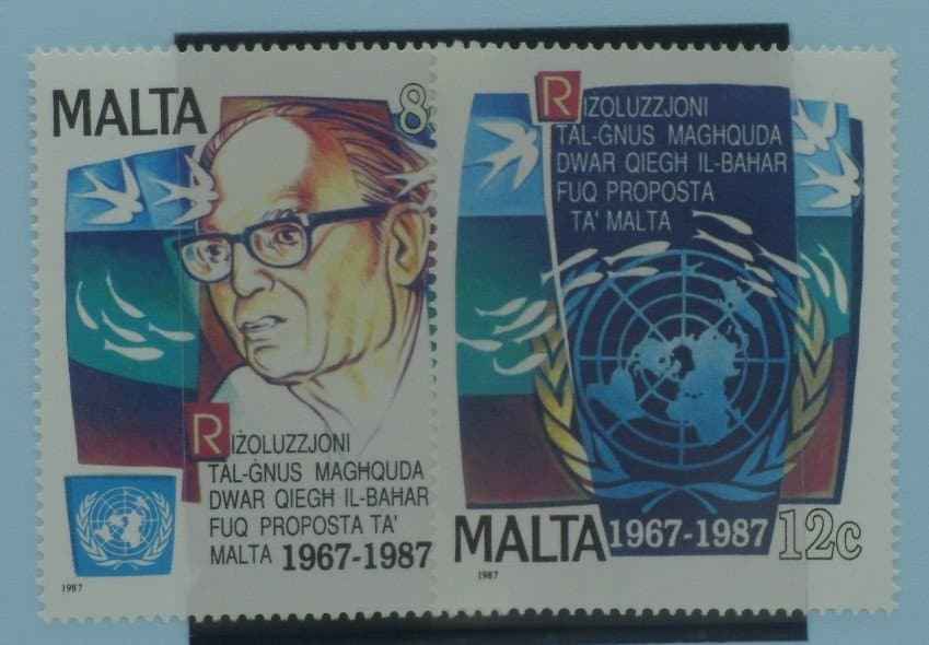 Malta Stamps, 1987, SG816-817, Mint image 0