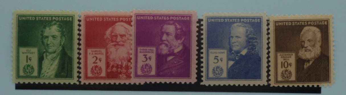 USA stamps, 1940, SG886-890, Mint image 0