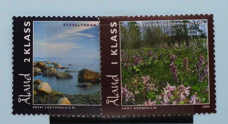 Aland Islands Stamps, 2004, SG255-256, Mint image 0