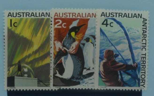 Australian Antarctic Territory Stamps, 1966-68, SG8-10, Mint image 0