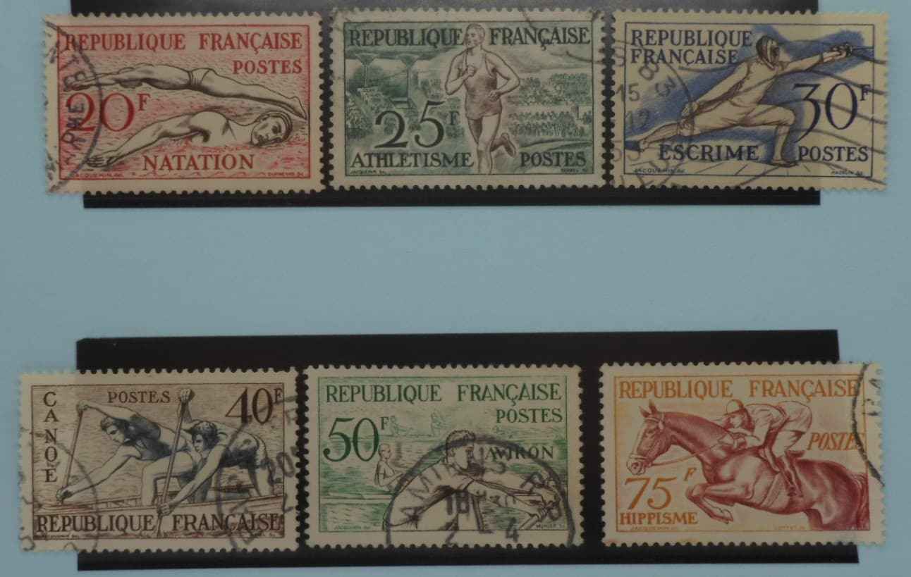 France Stamps, 1953, SG1185-1190, Used image 0