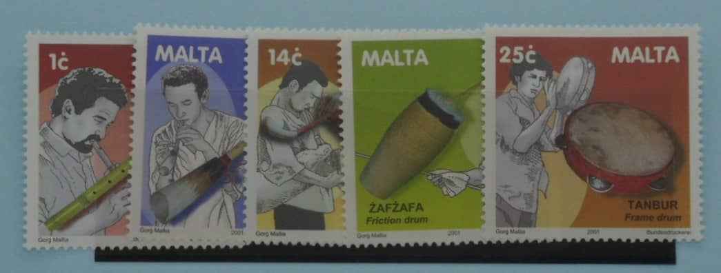 Malta Stamps, 2001, SG1230-1234, Mint image 0