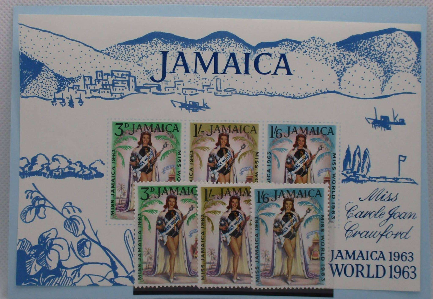 Jamaica Stamps, 1964, SG214-216, MS216a, Mint image 0