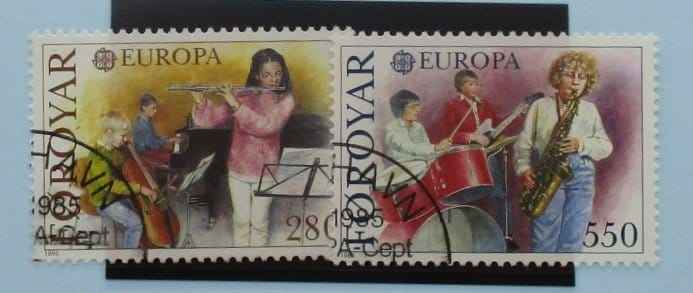 Faroe Islands Stamps, 1985, SG113-114, Used image 0