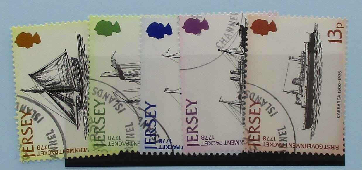 Jersey Stamps, 1978, SG197-201, Used image 0