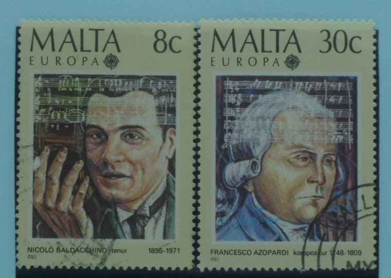 Malta Stamps, 1985, SG759-760, Used image 0