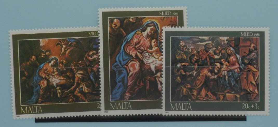 Malta Stamps, 1986, SG789-791, Mint image 0