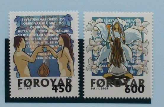 Faroe Islands Stamps, 1999, SG381-382, Mint image 0