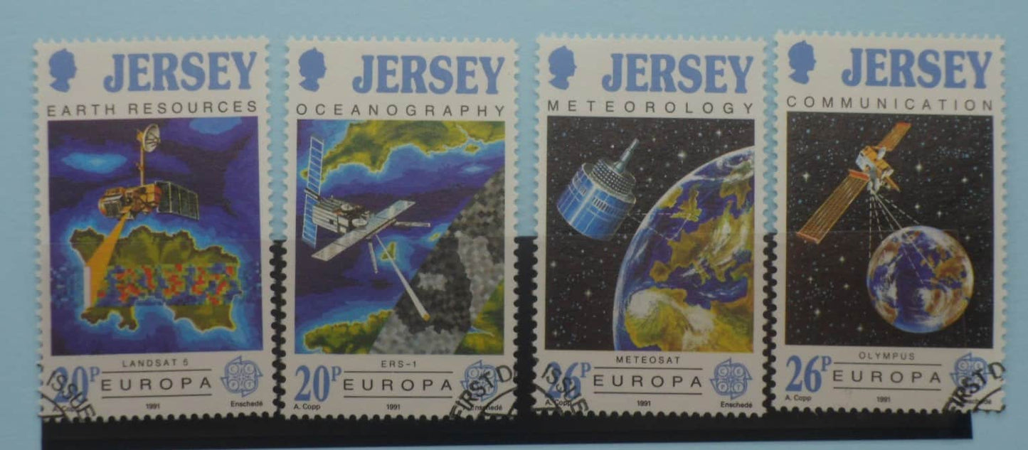 Jersey Stamps, 1991, SG545-548, Used image 0